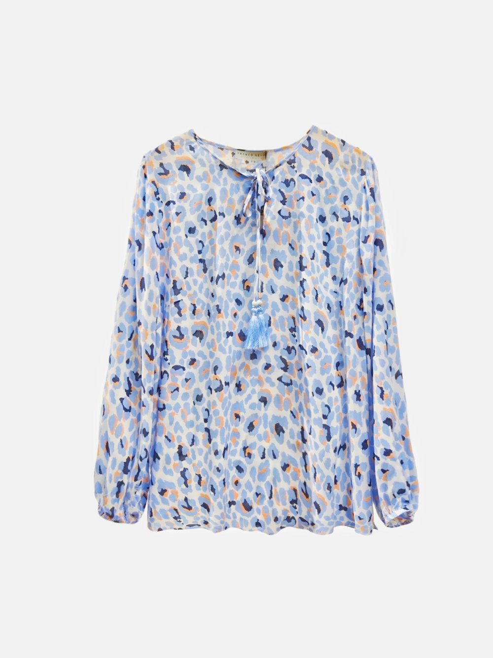 блуза женская franco vello 123-23-01 leopardo nebuloso-300