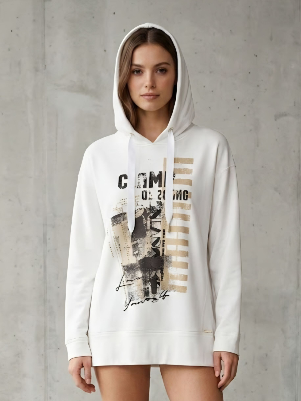 джемпер с капюшоном (худи) franco vello 2467-233/22-02