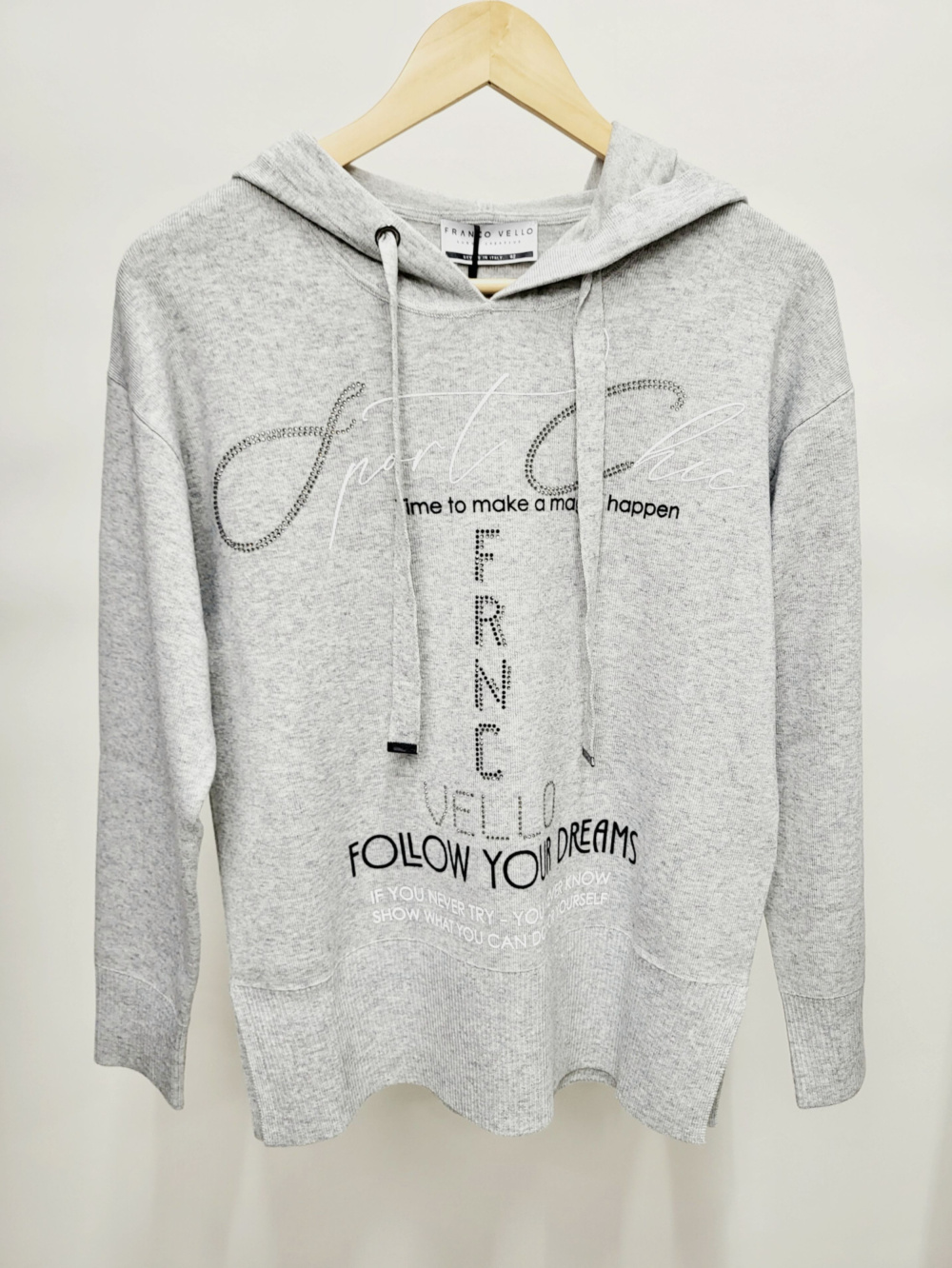 толстовка с капюшоном (худи) franco vello 5705-225/24-02