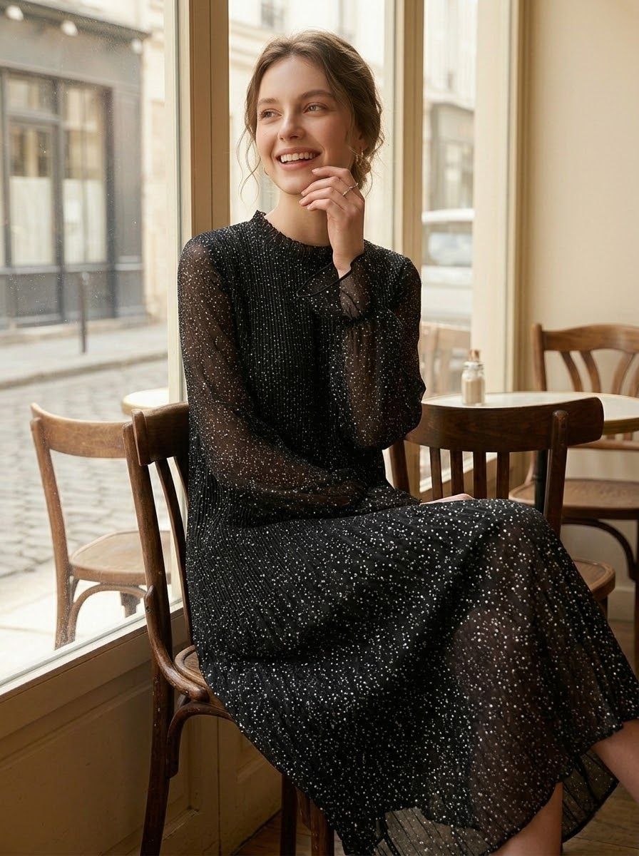 платье женское franco vello 8077-223/22-02 pois-127