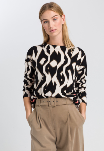 джемпер женский marc aurel 81862 black varied