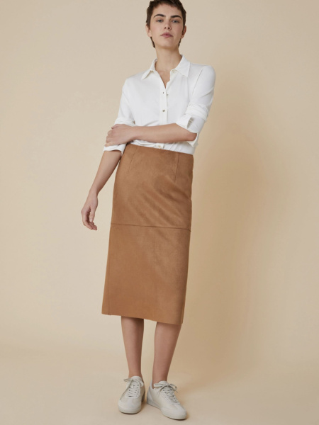 юбка из экозамши pennyblack 2511771016 FAREA BISCUIT