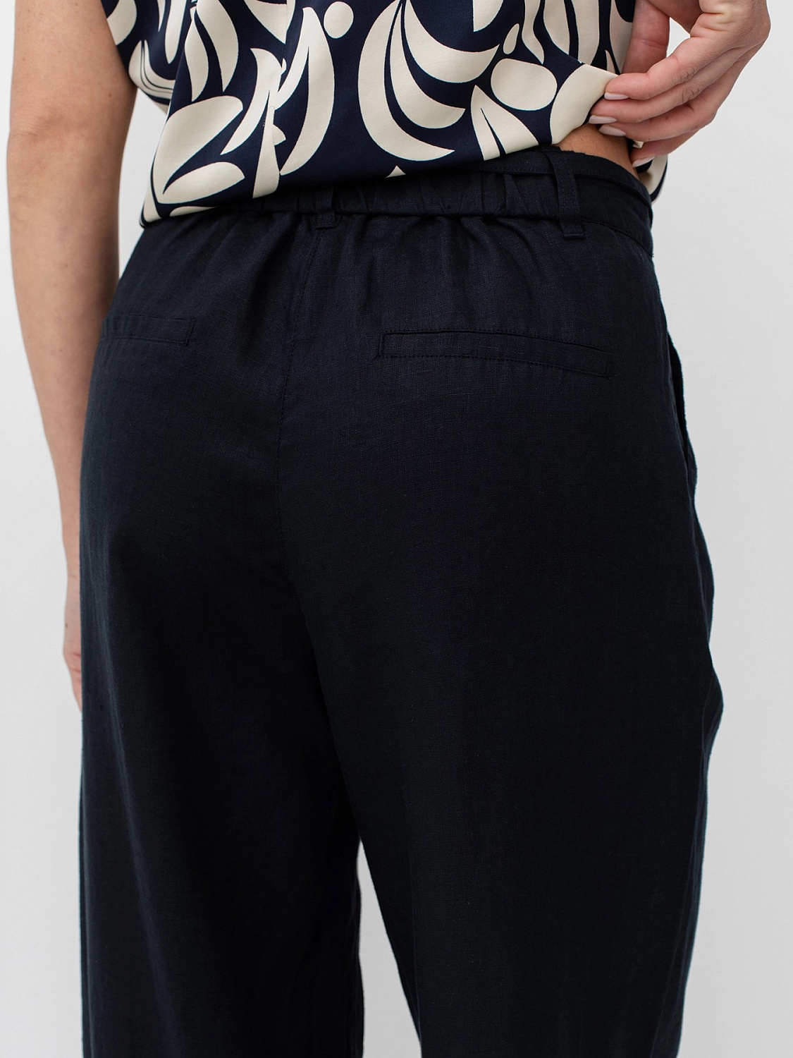 Брюки женские широкие из 100% льна Bulmer