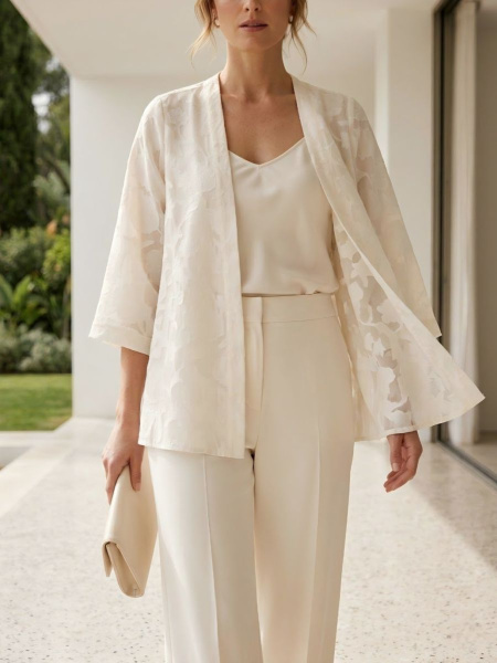 Жакет FRAPP (молочный, 42)