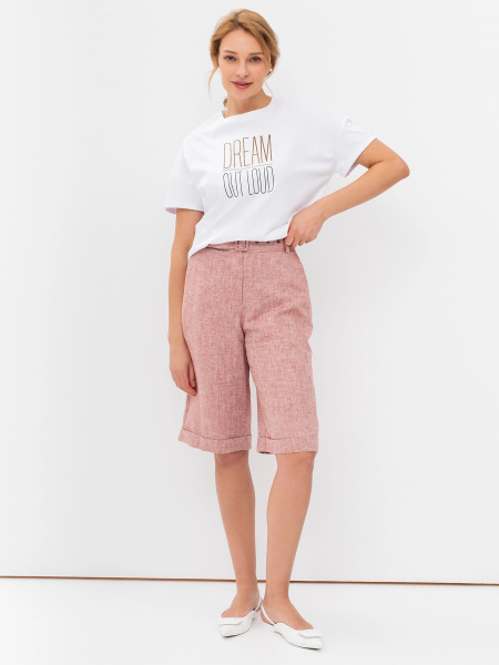 шорты женские удлиненные с поясом (бермуды) bulmer 4245413/42