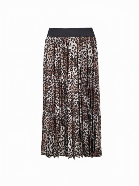 юбка плиссированная franco vello 9102-224/23-02 leopardo selvaggio-605 42