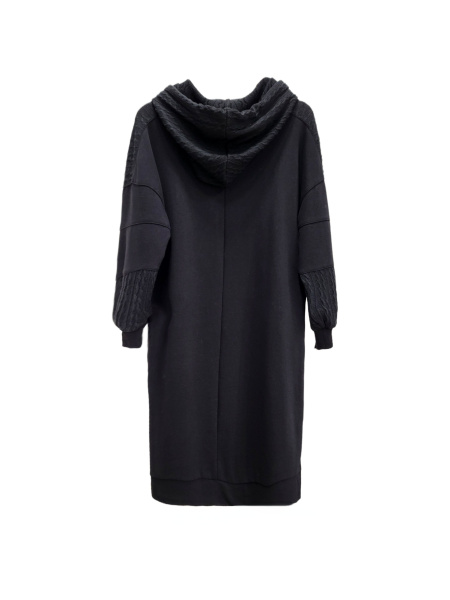 Платье трикотажное с капюшоном Moretti