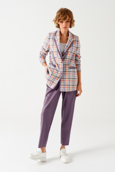 брюки женские из экокожи noche mio copal 4.638