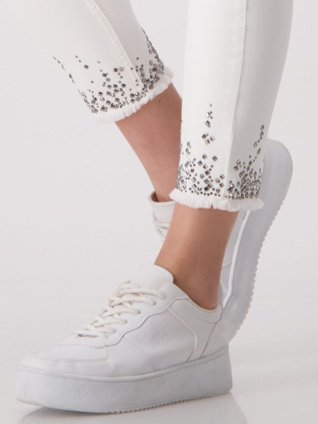 брюки джинсовые monari 408395 Off-White