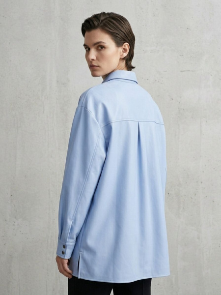 Рубашка из экокожи Moretti