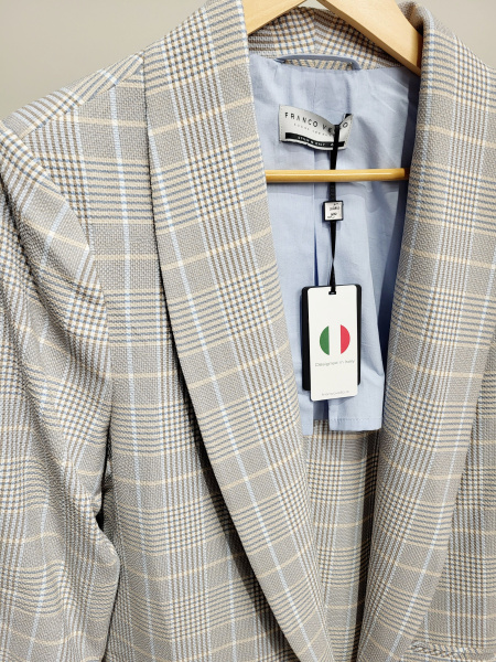 жакет женский franco vello 6182-124/24-01 sabbia blu-305