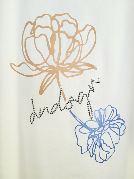 футболка donne da sogno 22D1728 04 bianco