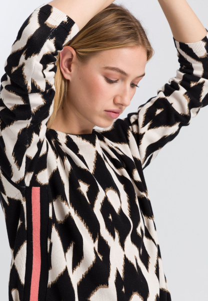 джемпер женский marc aurel 81862 black varied