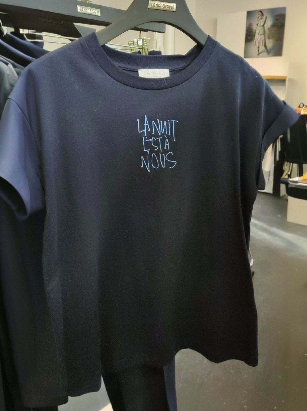 футболка rich&royal E2108 B C O shirt