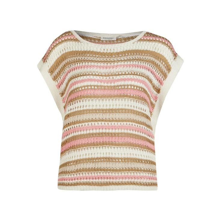 джемпер женский broadway nyc fashion 55002284 pale rosette striped