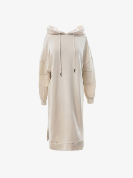 платье трикотажное с капюшоном moretti 85237