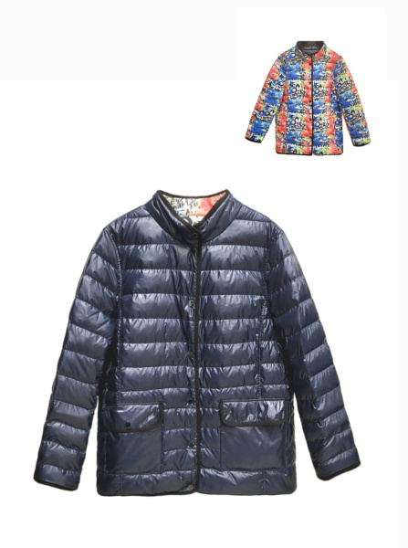 двусторонний пуховик (куртка) franco vello 3572-124/24-01