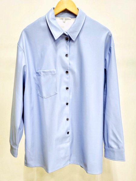 Рубашка из экокожи Moretti