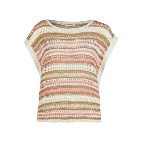 джемпер женский broadway nyc fashion 55002284 pale rosette striped